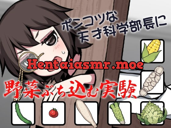 [RJ305966] - [RJ305966] Airheaded Science Club Head Becomes Part of a Veggie Insertion Experiment