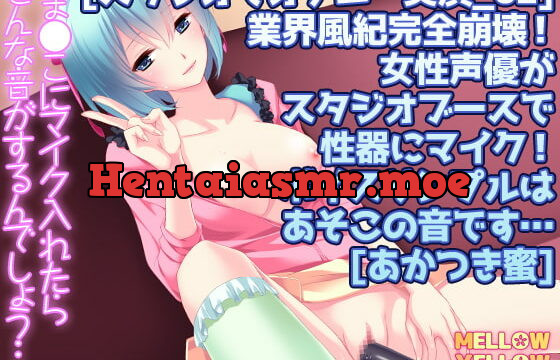 [RJ180614] [Real Masturbation] Actual Onanism By Voice Actress In The Recording Studio Vol.2 [Mitsu Akatsuki]