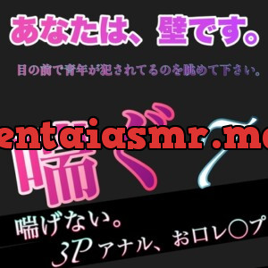 [RJ01137842] - あなたは、壁です。目の前で青年が犯されてるのを眺めて下さい。 喘ぎ7 喘げない。3P アナル、お口レ◯プ