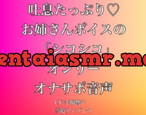 吐息たっぷり・・・お姉さんボイスの「シコシコ」オンリーオナサポ音声