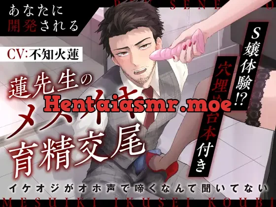 [RJ01380373] - 【S嬢体験!?穴埋め台本付き】あなたに開発される蓮先生のメスイキ育精交尾 〜 イケオジがオホ声で啼くなんて聞いてない 〜