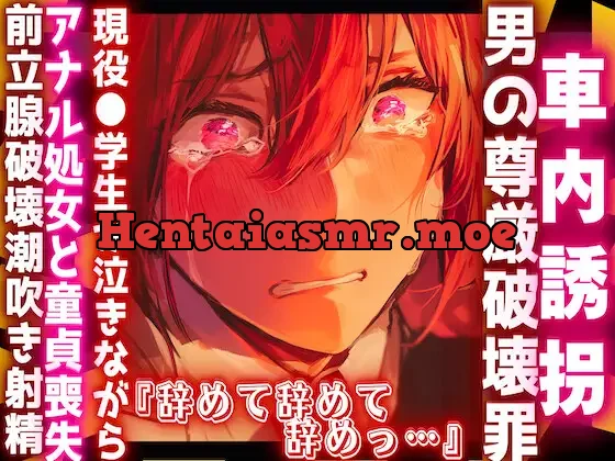 [RJ01409925] - |⚠︎|車内誘拐罪|⚠︎|【※複数逆レ○プ】※男性受け『辞めて辞めて辞め』現役●学生がアナル処女童貞を同時に喪失させられる前立腺破壊大量♂潮吹き【男の尊厳破壊】