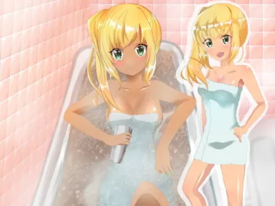 [RJ260553] - [RJ260553] Bath Training with Your Tan Gyal Younger Sister ~Comiket Edition~