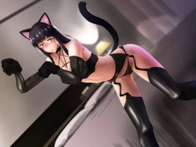 [RJ280459] - [RJ280459] 知的クールで女王様な年上嫁にドスケベ猫コスランジェリーを着させたら甘えんぼ淫乱メス猫と化した件について