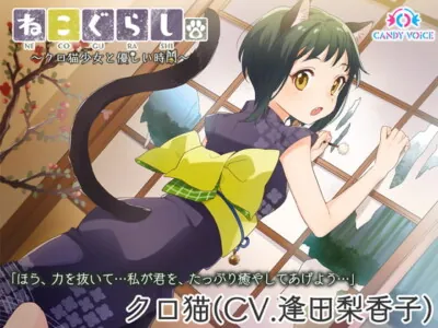 [RJ291567] - [RJ291567] 【耳かき・指圧・炭酸泡】ねこぐらし。〜クロ猫少女と優しい時間〜【CV: 逢田梨香子】