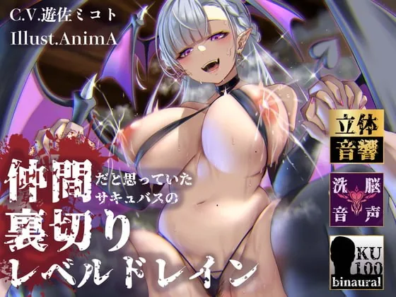 [RJ390017] - [RJ390017] 【逆レイプ】裏切りレベルドレイン〜仲間だと思っていたサキュバスにレベルと精子を搾り取られたショタ勇者〜