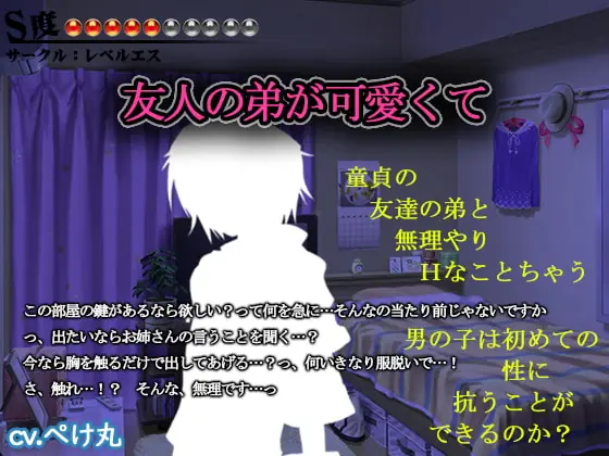 [RJ260263] - [RJ260263] 【逆レイプ・逆凌辱】友人の弟が可愛くて【S度:●●●●●〇〇〇〇〇】