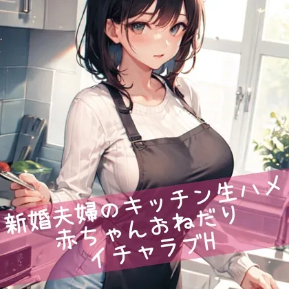 [RJ01038049] - [RJ01038049] 新婚夫婦のキッチン生ハメ 赤ちゃんおねだりイチャラブH