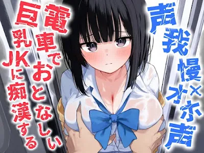 [RJ01371983] - 電車でおとなしい巨乳JKに痴○する