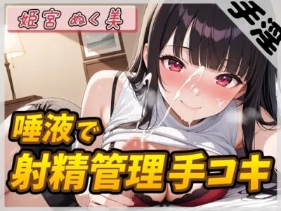 [RJ01554289] - オナニスト&オナニージャンキーの同人声優 姫宮ぬく美「唾液たっぷり！射精管理手コキ！」